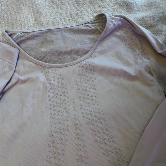 White Lululemon Swiftly Tech Long Sleeve Crew - Picture 3 of 3